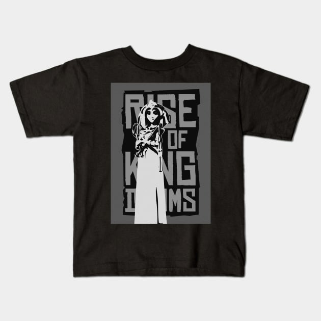 ROK Cleopatra VII Kids T-Shirt by vectorhelowpal